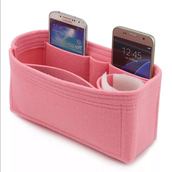 ❤️SOLD❤️FELT BAG ORGANIZER SET OF TWO🔶 - Picture 2 of 6